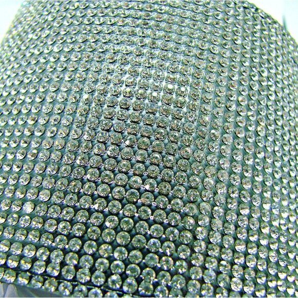 Atalina Women's Slides Rhinestone Glitter Slip Ons - Picture 10 of 11